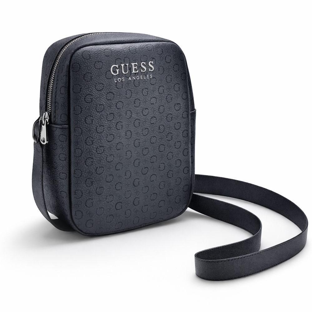 GUESS Gray Monogram Belt Bag (New With Tags)